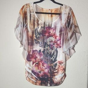 Floral Print Women's Top
